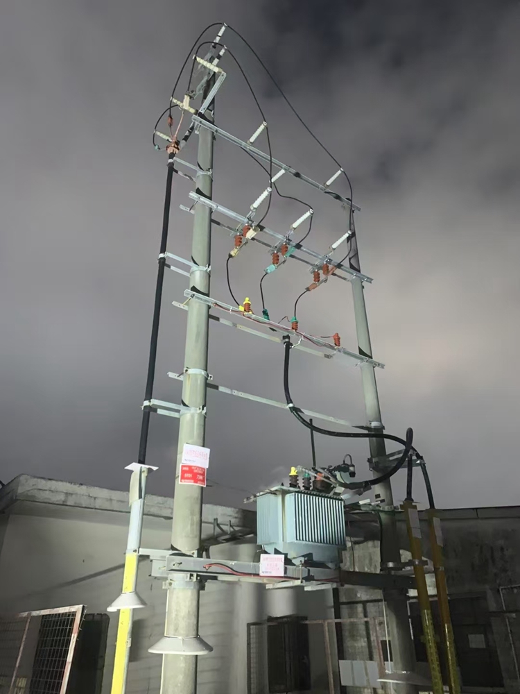 東莞市厚街機動車年檢檢測站315變壓器增容工程順利通電1
